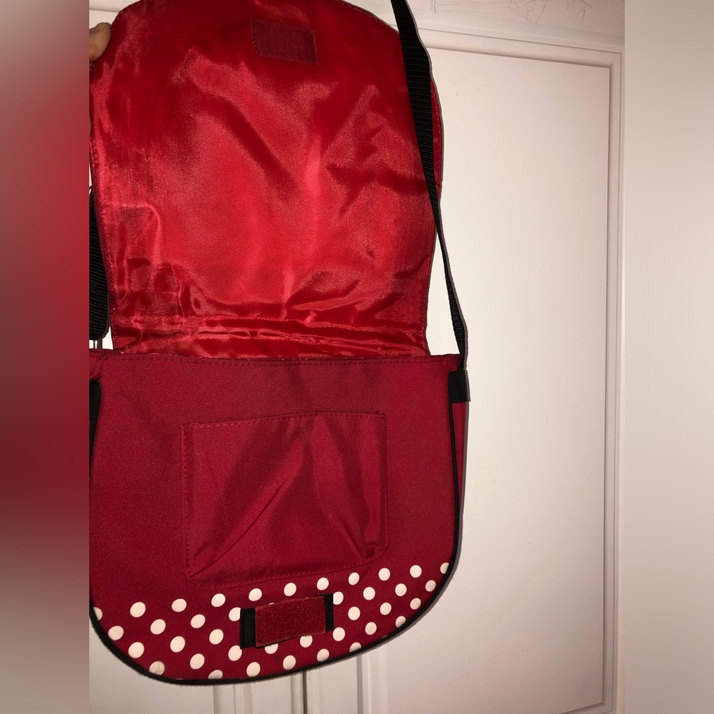 2/$16 Hello Kitty Courier bag crossbody red - Picture 3 of 5